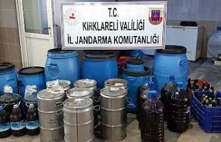 Kırklareli’de kaçak içki satıcılarına darbe...
