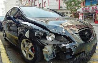 Kırmızı ışık ihlali kazaya neden oldu