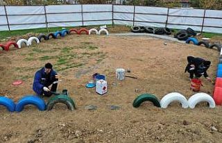 Kocaeli’nin örnek tema parkında çalışmalar...