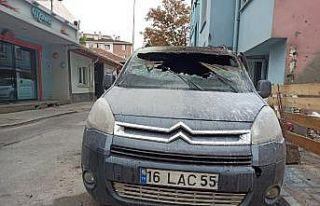 Kontaktan çıkan alevle yanan araç kullanılmaz...