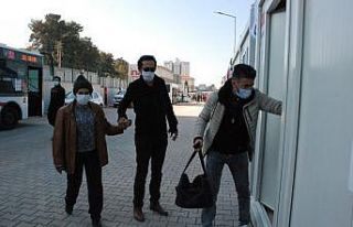 Konteyner kentin ilk misafirleri geldi