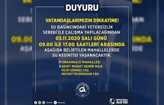Konuralp’te 8 saatlik su kesintisi