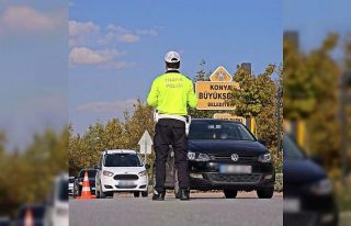 Konya’da 2 bin 15 sürücüye ceza