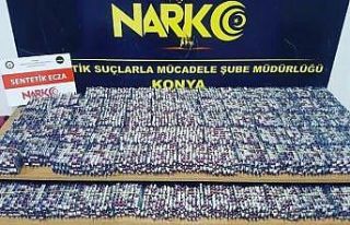 Konya’da uyuşturucu hap ve kaçak akaryakıt operasyonu