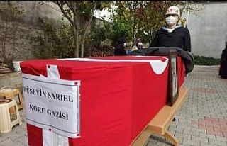 Kore Gazisi askeri törenle uğurlandı