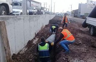 Körfez Sanayi Sitesi’ne yağmur suyu hattı