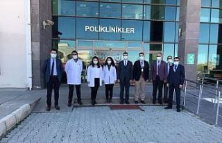 Korkmaz ve Koyuncu’dan Şuhut Devlet Hastanesine...