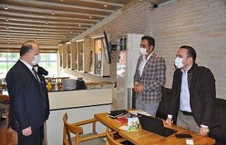 Korona virüse karşı Maltepe’de iş yerlerinde...