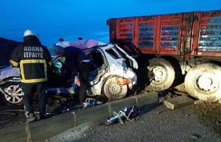Kozan’da trafik kazası: 1 ölü, 2 yaralı