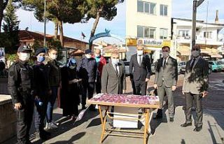 Kula’da ‘Kadına şiddete hayır’ standı