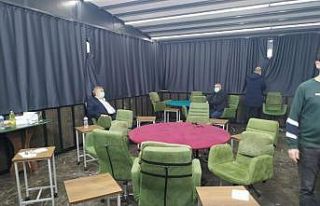 Kumar baskınında 10 kişiye 31 bin 500 lira ceza