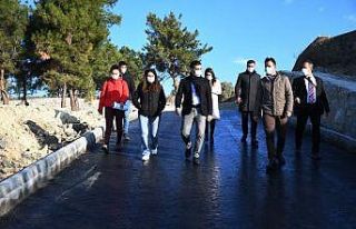 Kuşadası Yeni Asri Mezarlık’ta çalışmalar...