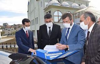 Kütahya Valisi Ali Çelik, ilçe ziyaretleri kapsamında...