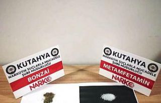 Kütahya’da metamfetamin ve bonzai maddesi ele geçirildi