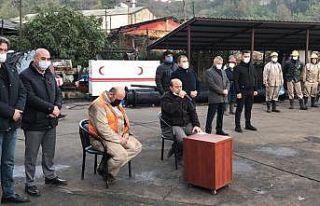 Madenciler şehit madenci meslektaşları için Kur’an...