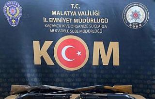 Malatya’da silah ve kaçakçılık operasyonları