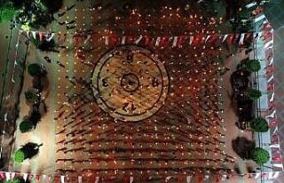 Manavgat’ta meşaleler Atatürk için yandı