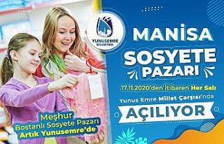 Manisa Sosyete Pazarı Yunusemre’de açılıyor