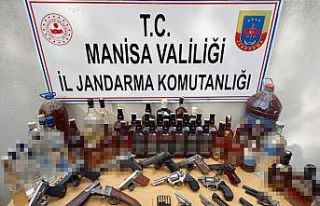 Manisa’da kaçak içki operasyonu