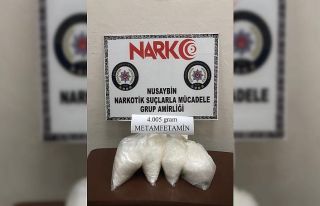 Mardin’de 4 kilogram metamfetamin ele geçirildi