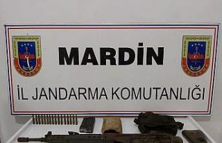 Mardin’de teröristlere ait mühimmat ele geçirildi