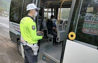 Marmaris’te toplu taşıma araçlarında Korona...