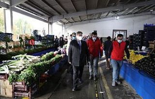 Melikgazi’de pazar yeri denetimleri aksatılmadan...