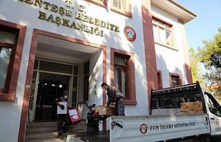 Menteşe’de toplanan yardımlar İzmir’e gönderildi