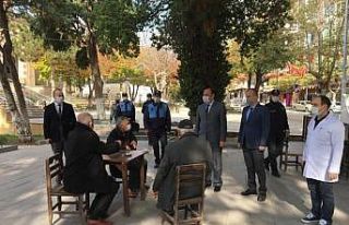 Merzifon’da korona denetimi devam ediyor