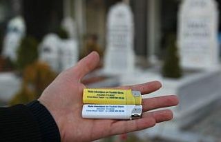 Mezar taşı ustasından ilginç korona virüs mesajı:...