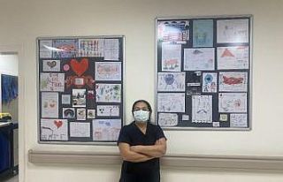 Minik eller Korona kahramanlarını unutmadı