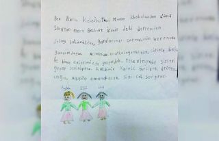 Minik öğrenciler depremzedelere mektup yazıp 15...