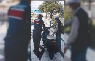 Motosiklet çalan şahıs gözaltına alındı