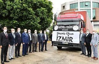 MTOSB’den İzmir’e yardım tırı