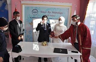 Müftülükte 48 çiftin dini ve resmi nikahlarının...