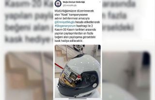 Muğla Emniyetinden Kask slogan yarışması