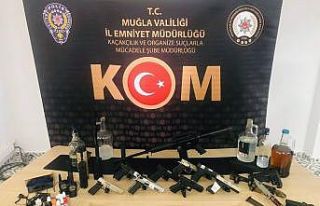 Muğla’da ruhsatsız tabancalar ele geçirildi