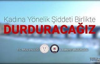 Muş polisinden kadına yönelik şiddetle mücadele...