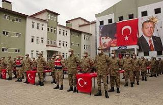 Muş’ta 120 güvenlik korucusu için yemin töreni...