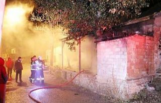 Müstakil evdeki yangın paniğe neden oldu
