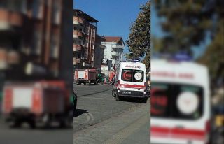 Nalbur dükkanında yangın çıktı