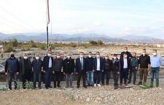 Nazilli Sanayi Sitesi’nde 18 dükkanın temeli atıldı