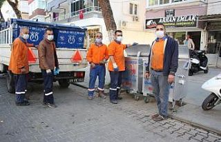 Nazilli’de çöp konteynerleri yenileniyor
