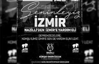 Nazilli’den İzmir’e yardım eli