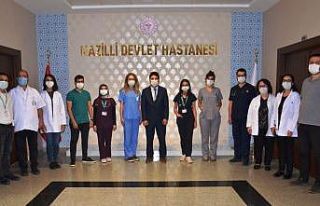 Nazilli’ye atanan 11 doktor göreve başladı