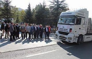 Nevşehir’den İzmir’e bir tır gıda yardımı...