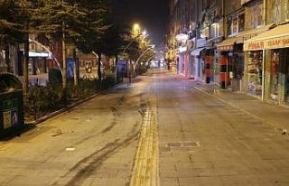 Niğde’de cadde ve sokaklarda sessizlik hakim