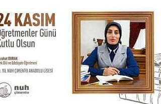 Nuh Çimonto okullarında görev yapan öğretmenlerden...