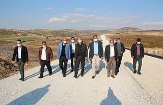 Nurdağı- Musabeyli- Kilis Karayolu’na asfalt dökülüyor