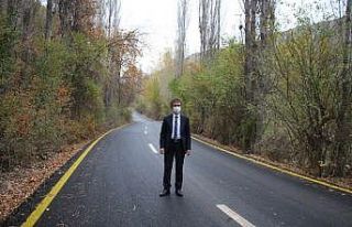 Olur İlçesine bağlı 10 mahalle yolu asfalt oldu